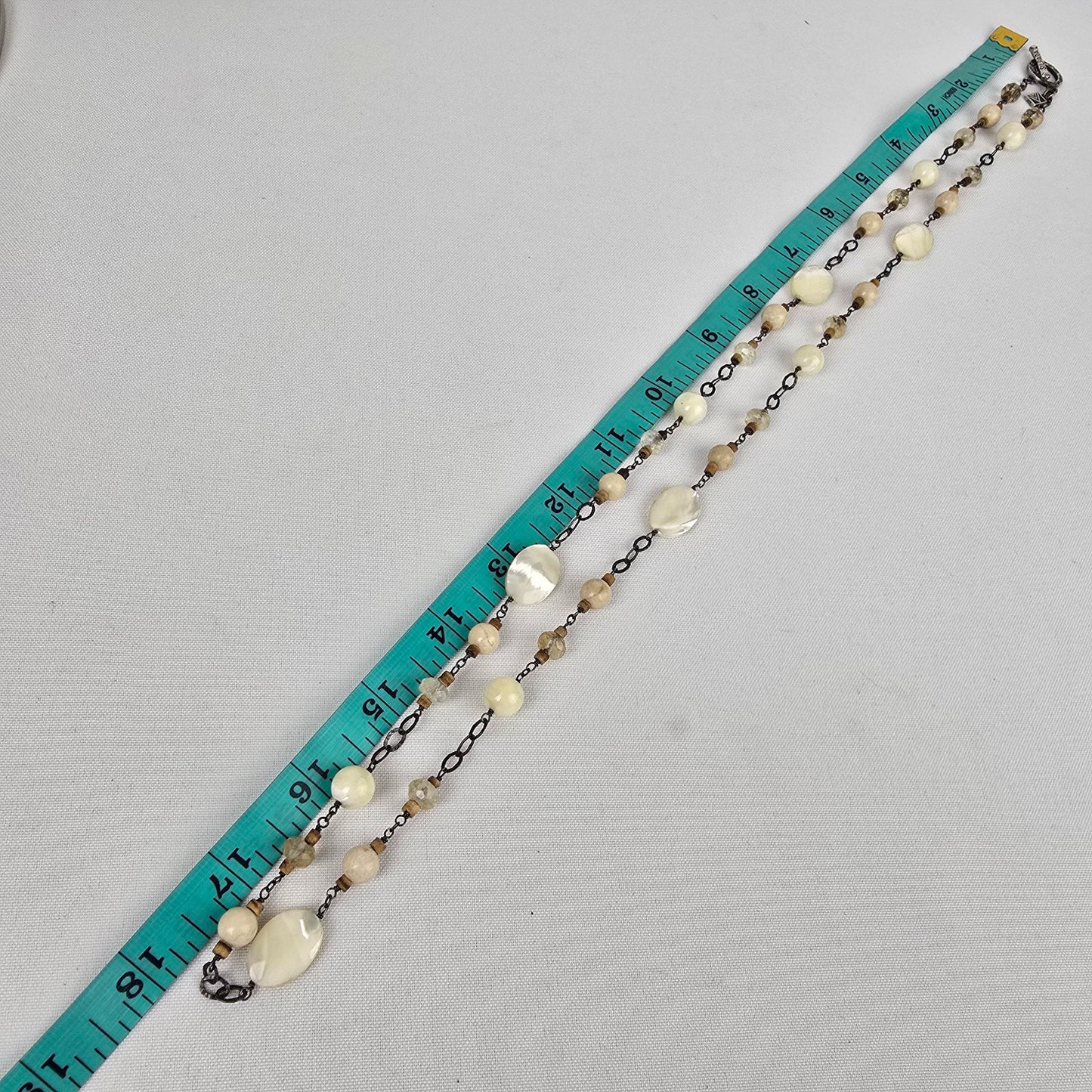 Silpada 925 Sterling Silver Mother of Pearl Quartz Necklace