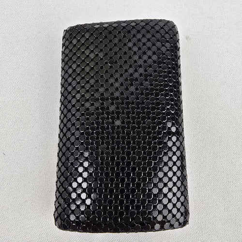 Vintage Black & Gold Metal Mesh Key Holder