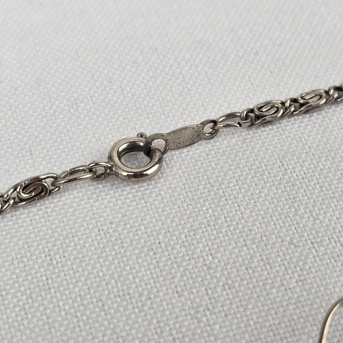 Vintage Silver Coin Fringe Necklace & Earring Set