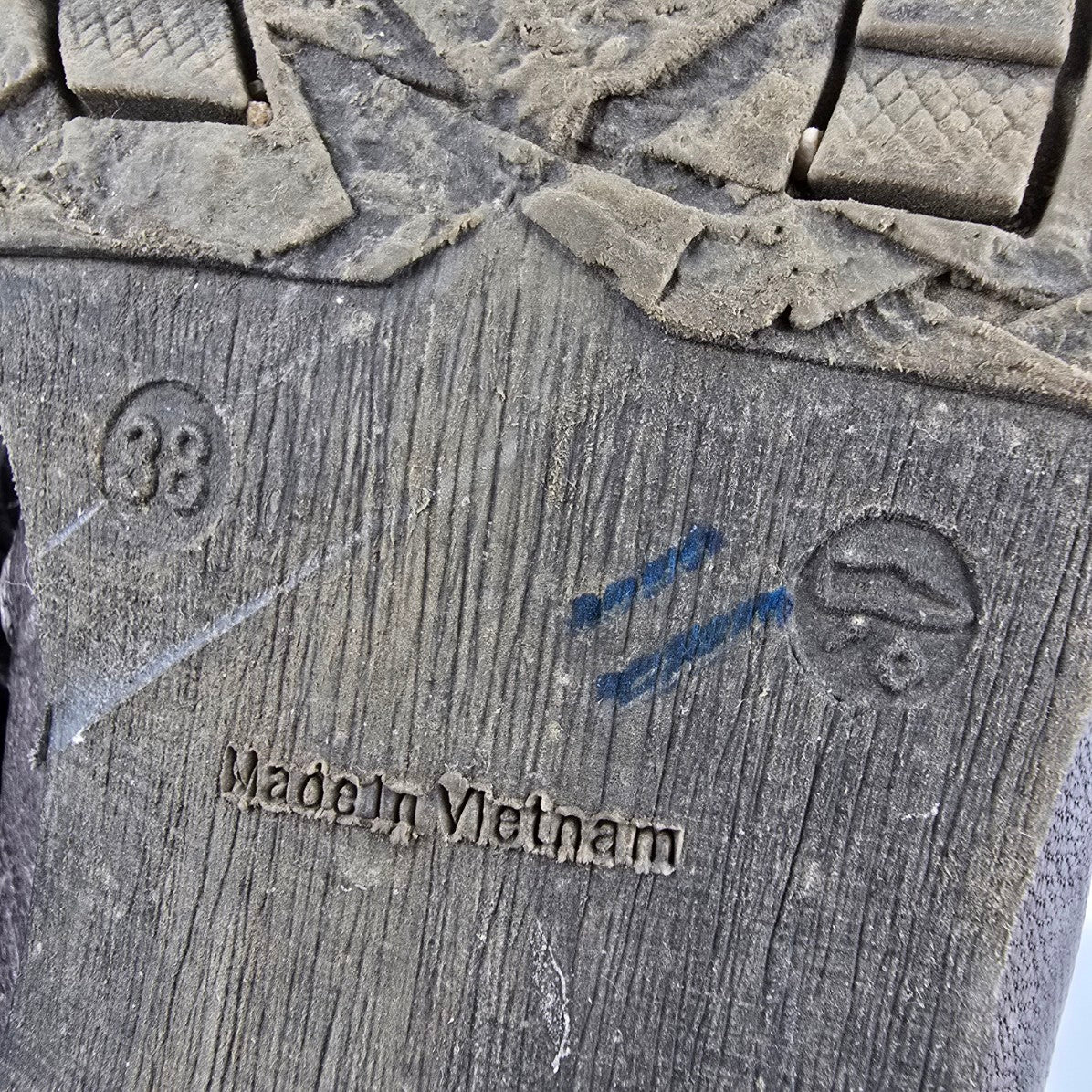 Remonte Grey Leather Lace Up Boots Size 8