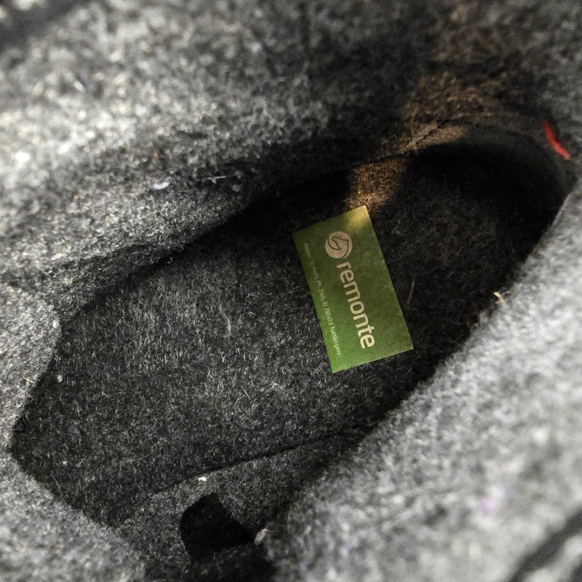 Remonte Grey Leather Lace Up Boots Size 8