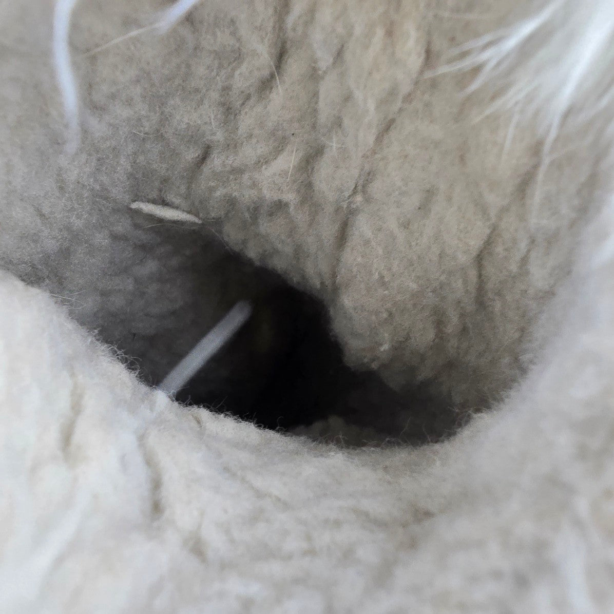 Vintage Michelle Decour Leather Fur Flower Embroidered Mittens