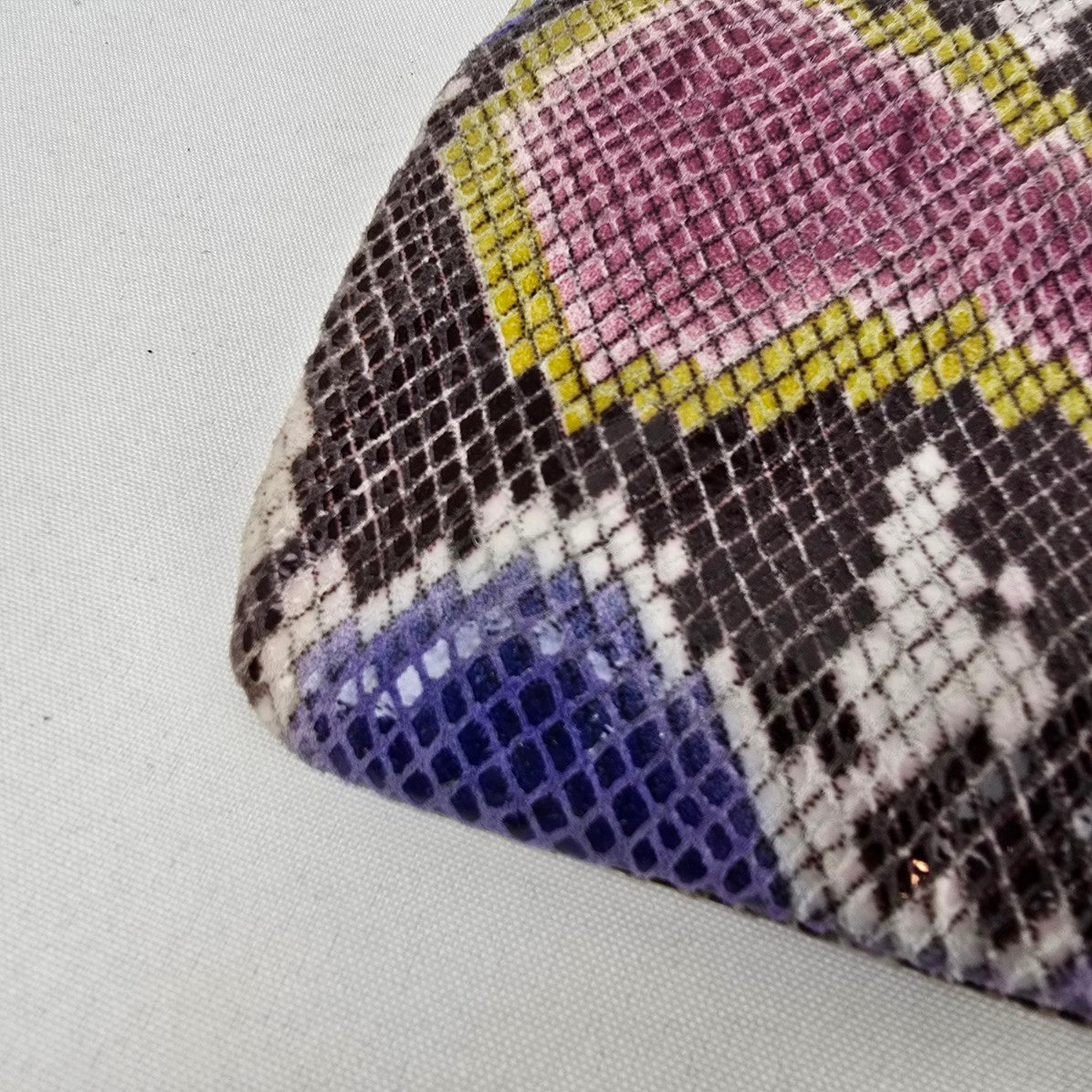 Aimee Kestenberg Colorful Snake Print Clutch Purse