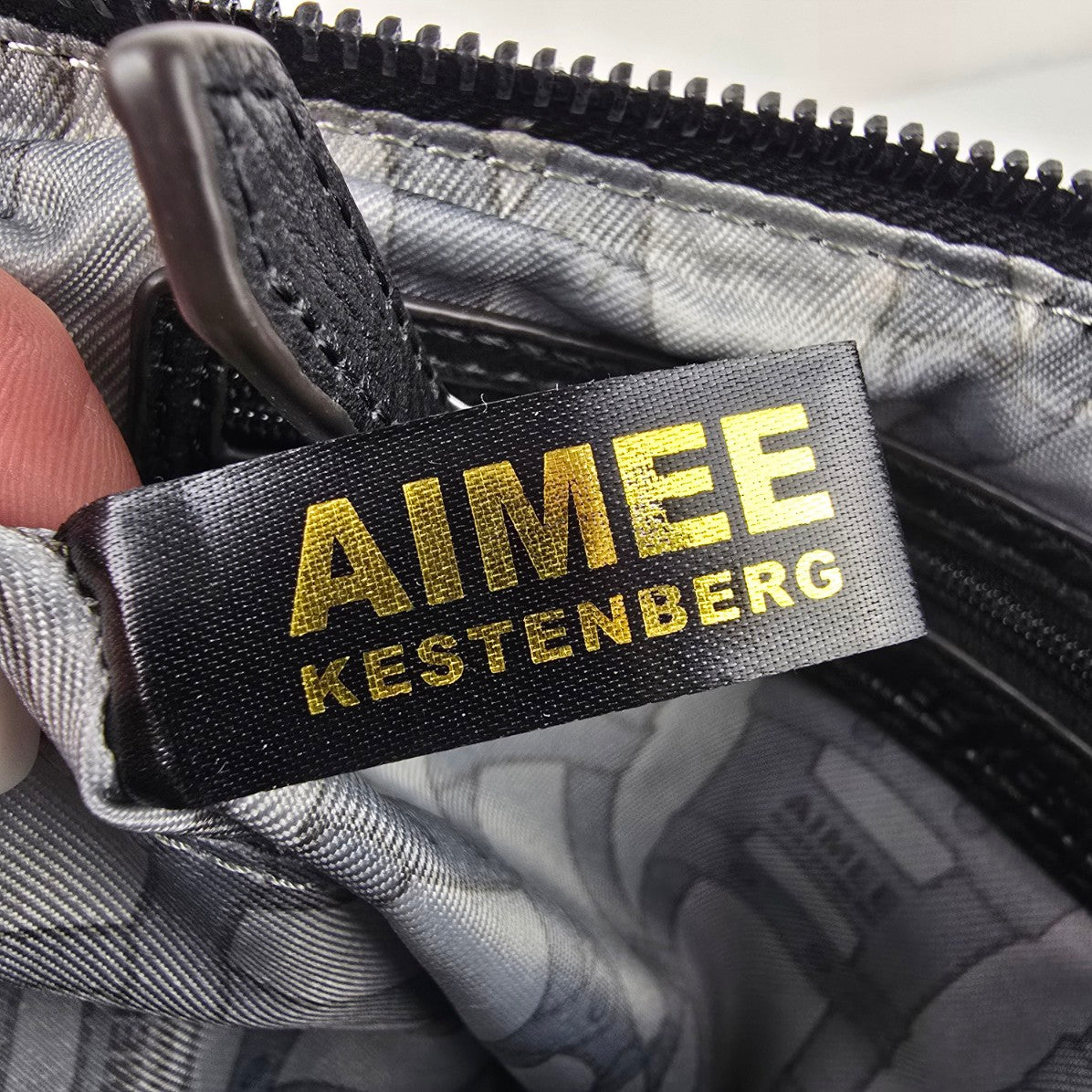Aimee Kestenberg Colorful Snake Print Clutch Purse