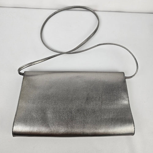 Vintage Cabrelli Grey & Black Tassel Clutch Purse