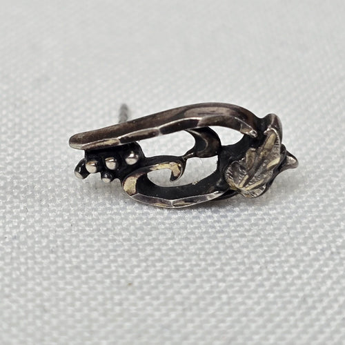 925 Sterling Silver Floral Stud Earrings