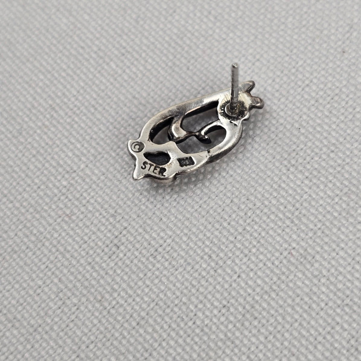 925 Sterling Silver Floral Stud Earrings