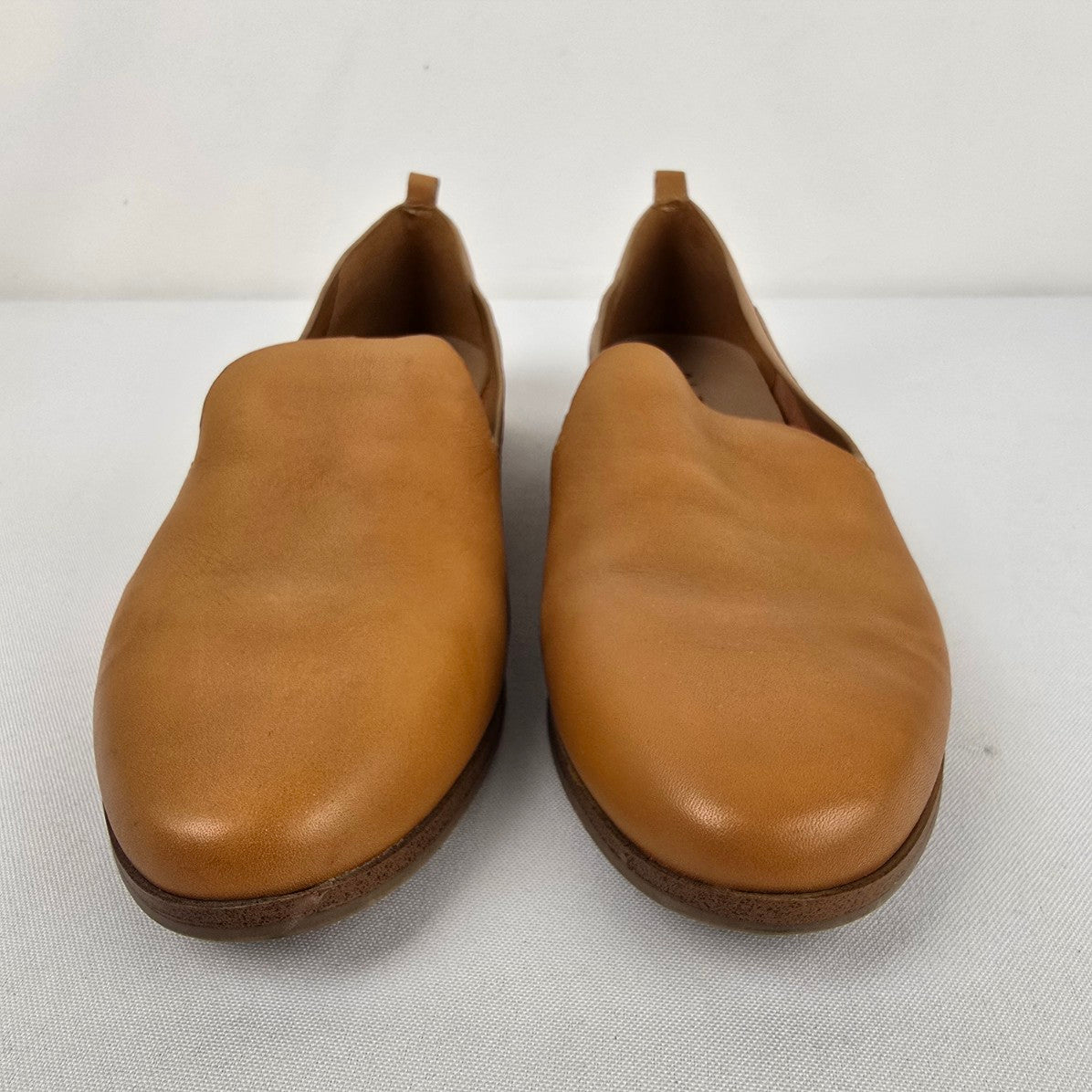 Aldo Brown Leather Loafers Size 6