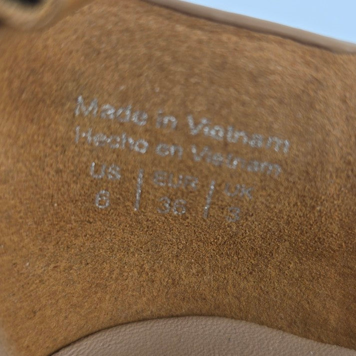 Aldo Brown Leather Loafers Size 6