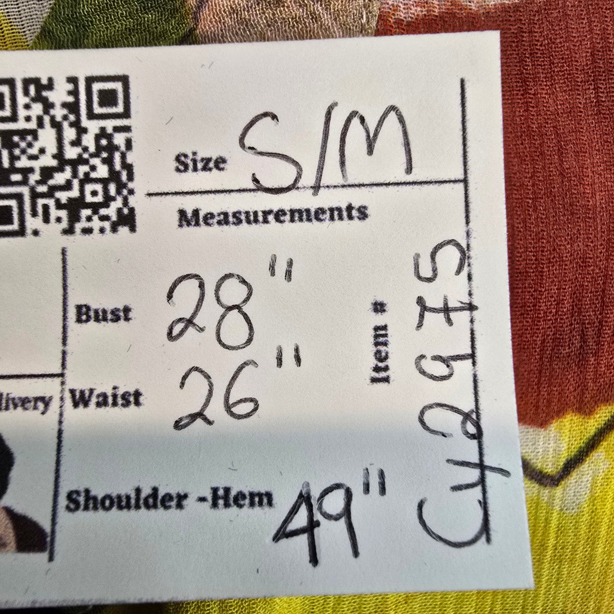 ELK The Label Print Mostro Button Up Shirt Dress Size S//M