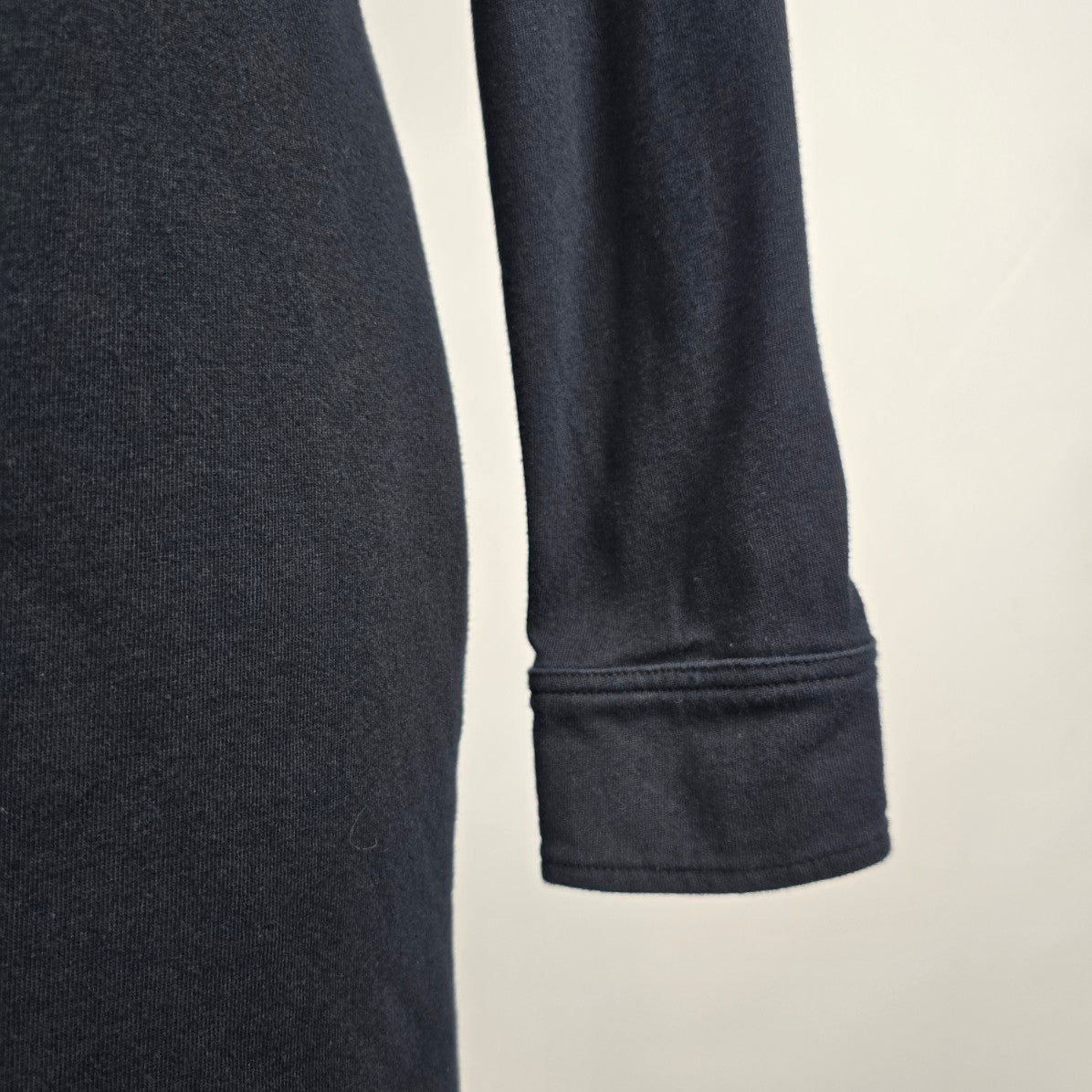 Lauren Ralph Lauren Black Cotton Shirt Dress Size M