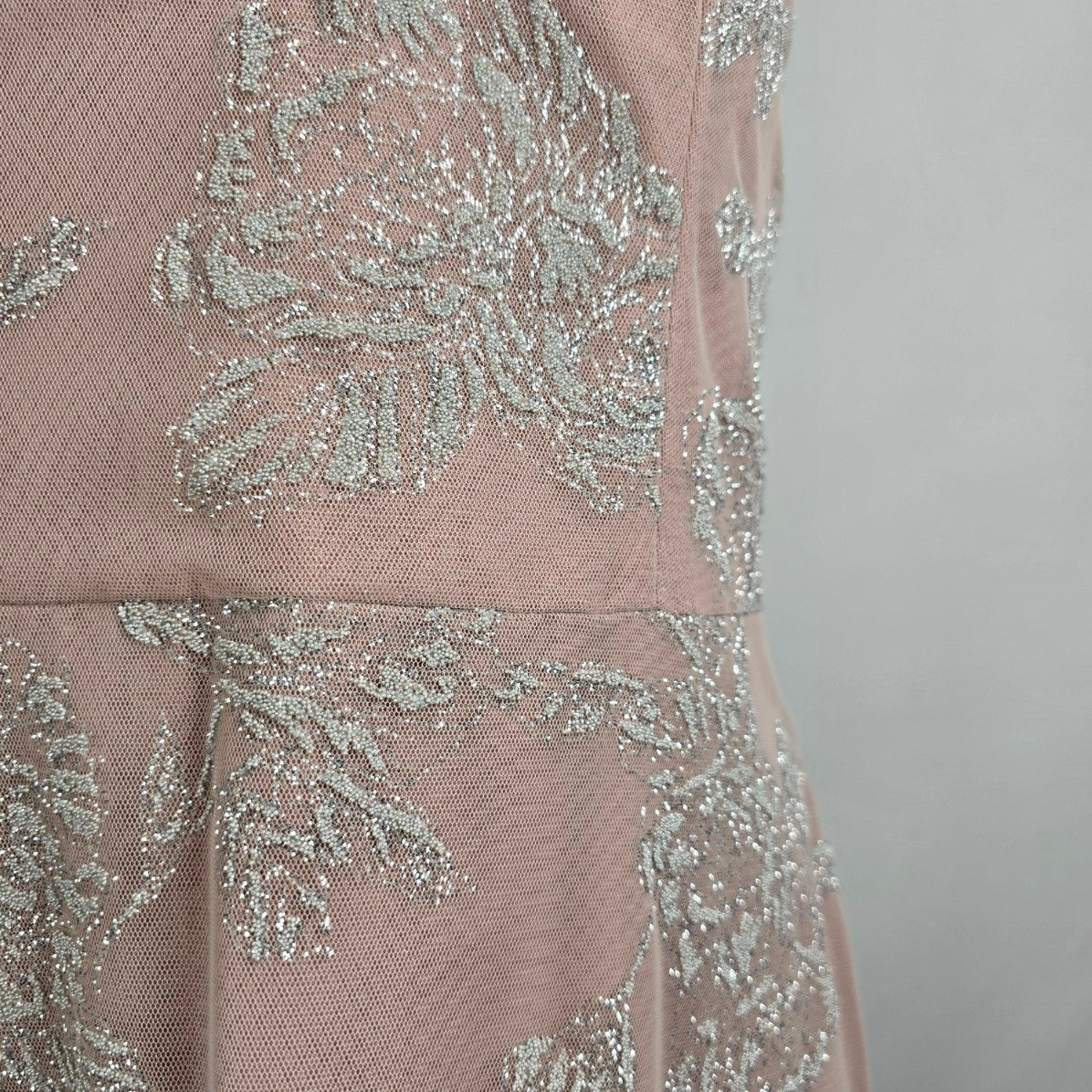 Hayley Paige Occasions Pink Sparkle Event Dress Size 16