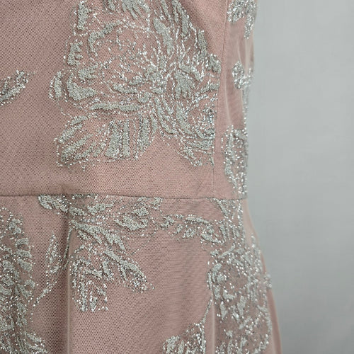 Hayley Paige Occasions Pink Sparkle Event Dress Size 16