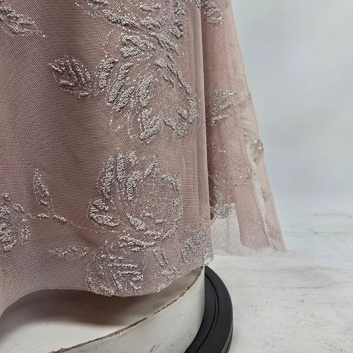 Hayley Paige Occasions Pink Sparkle Event Dress Size 16