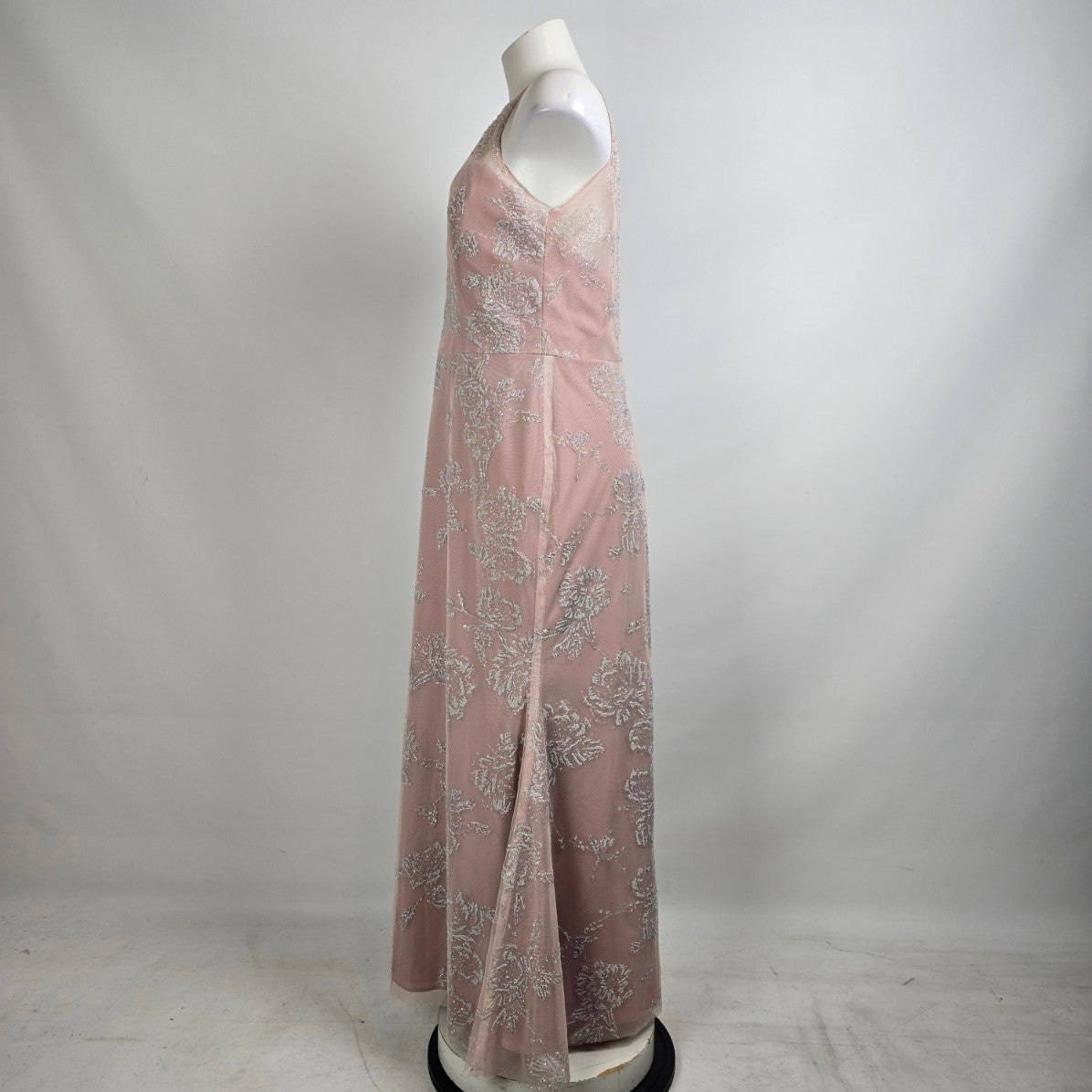 Hayley Paige Occasions Pink Sparkle Event Dress Size 16