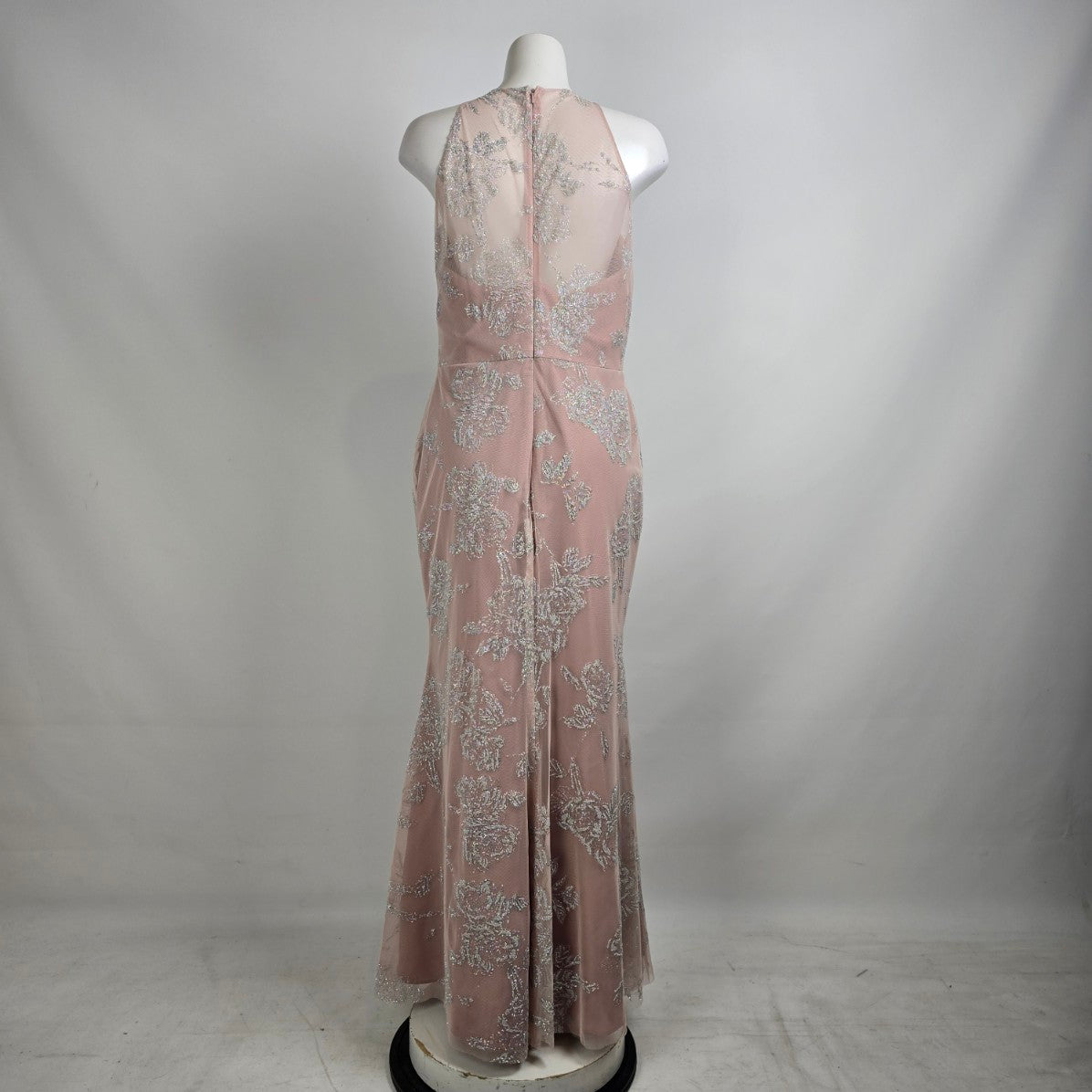 Hayley Paige Occasions Pink Sparkle Event Dress Size 16