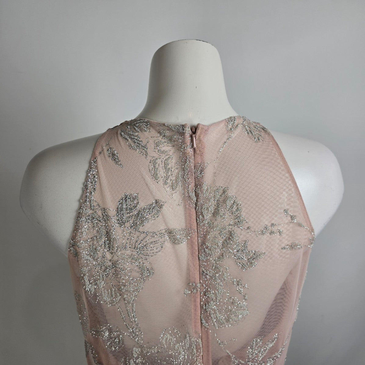 Hayley Paige Occasions Pink Sparkle Event Dress Size 16