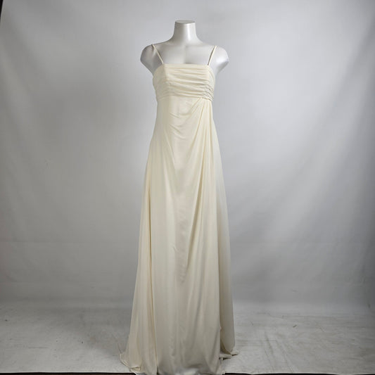 Vintage Bari Jay Cream Wedding Event Dress Size 6