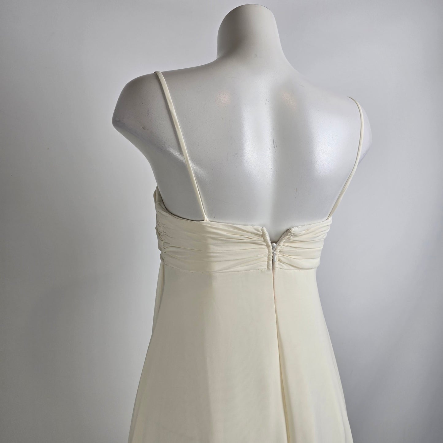 Vintage Bari Jay Cream Wedding Event Dress Size 6