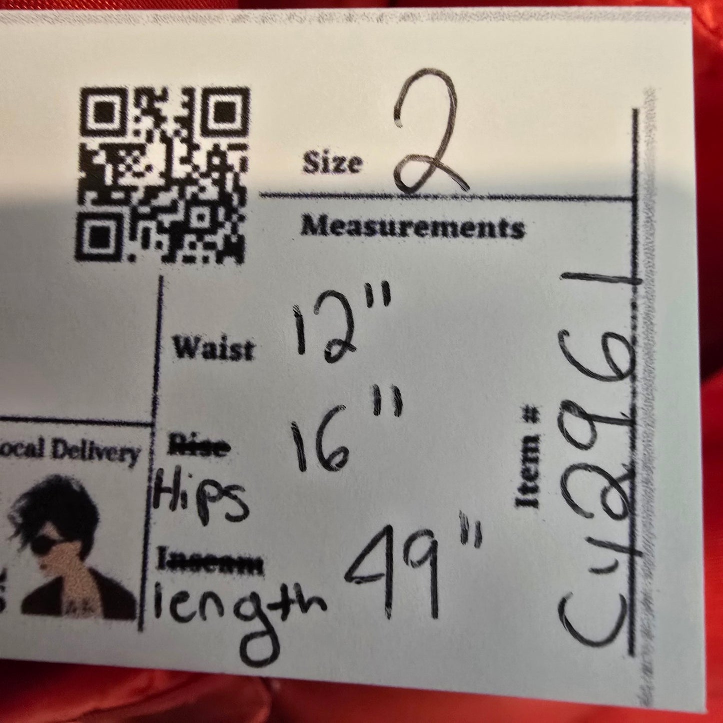 Angela & Alison Red Two Piece Grad Eventwear Gown Size 2