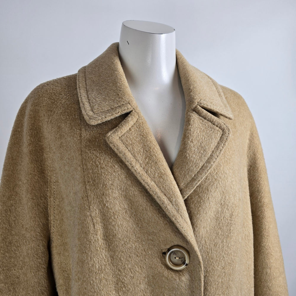 Vintage Camels Hair Betty Shop Pea Coat Size L/XL