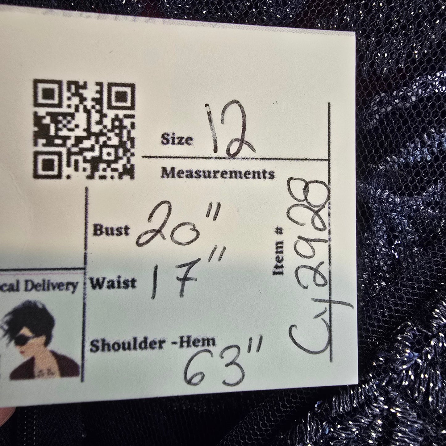 Alex Evenings Blue Lace Long Eventwear Gown Size 12