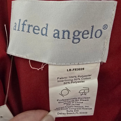 Alfred Angelo Red Fit & Flare Eventwear Dress S
