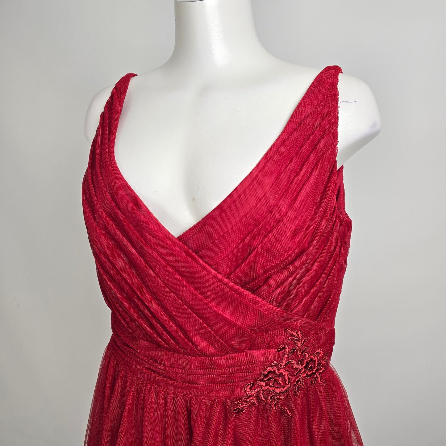 Alfred Angelo Red Fit & Flare Eventwear Dress S