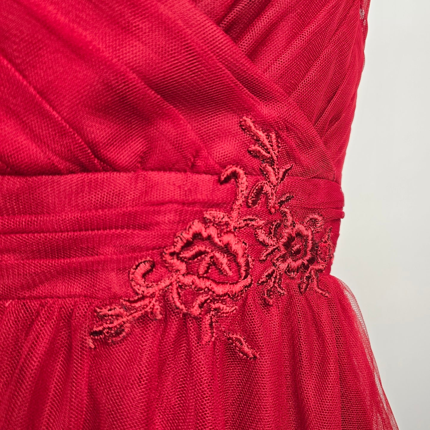 Alfred Angelo Red Fit & Flare Eventwear Dress S