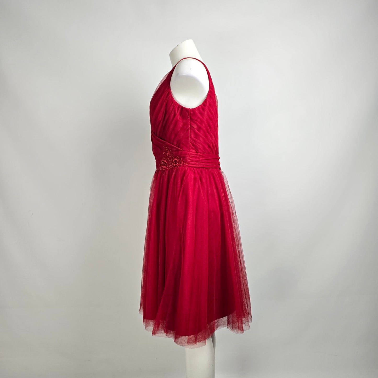 Alfred Angelo Red Fit & Flare Eventwear Dress S