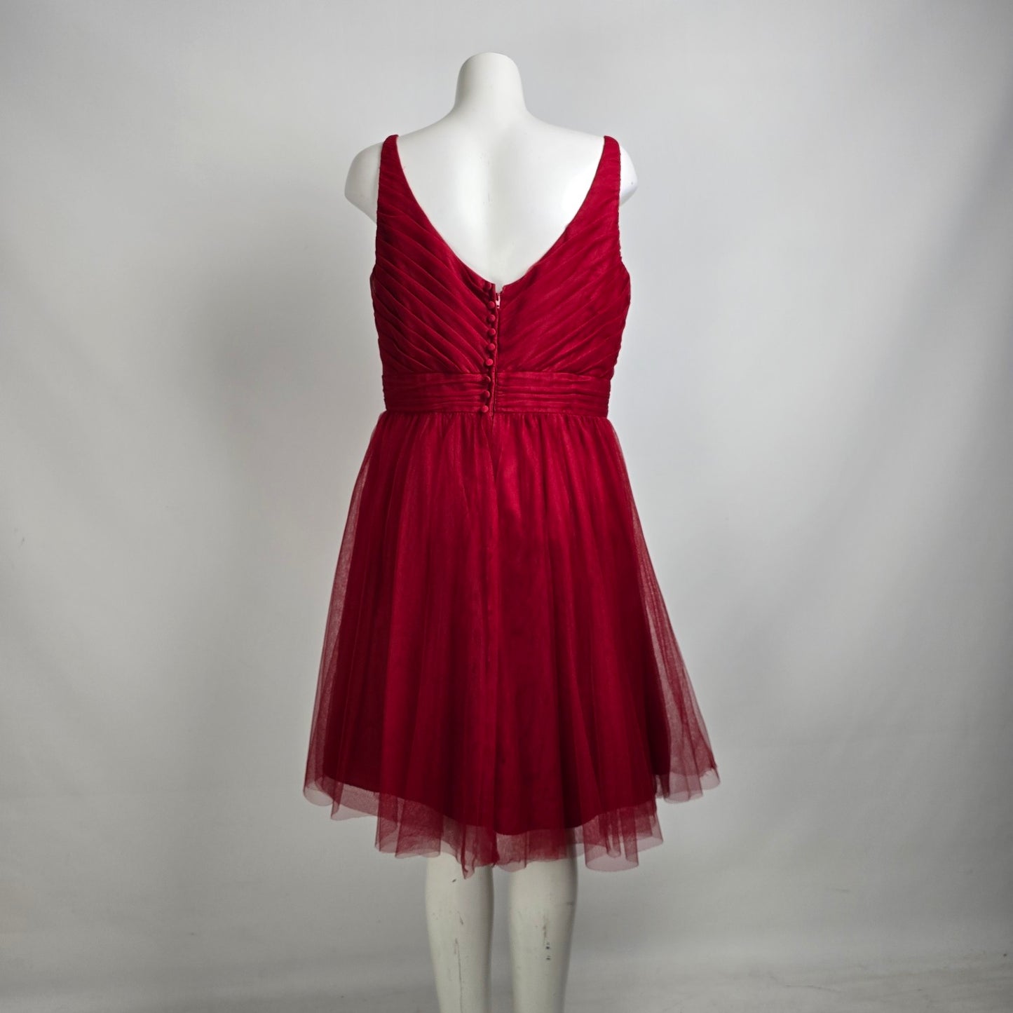 Alfred Angelo Red Fit & Flare Eventwear Dress S