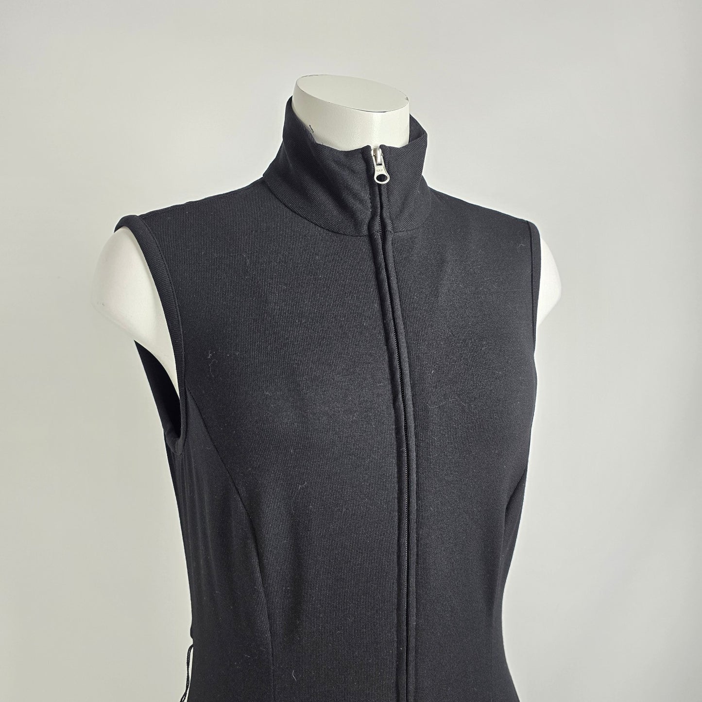 Joseph Ribkoff Black Zip Front Dress Size 10