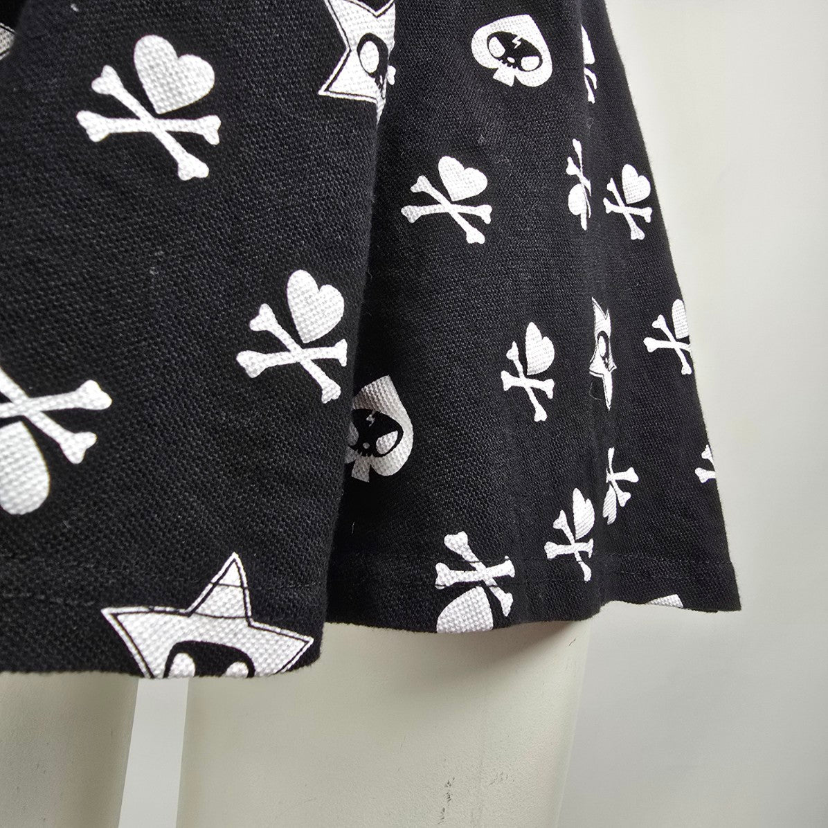 Dolls Kill x Tokidoki Sayonara Sweetheart Black Cotton Shirt Dress Size S