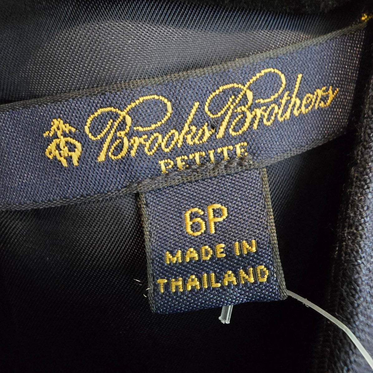 Brooks Brothers Petite Blue Linen Short Sleeve Dress Size 6p