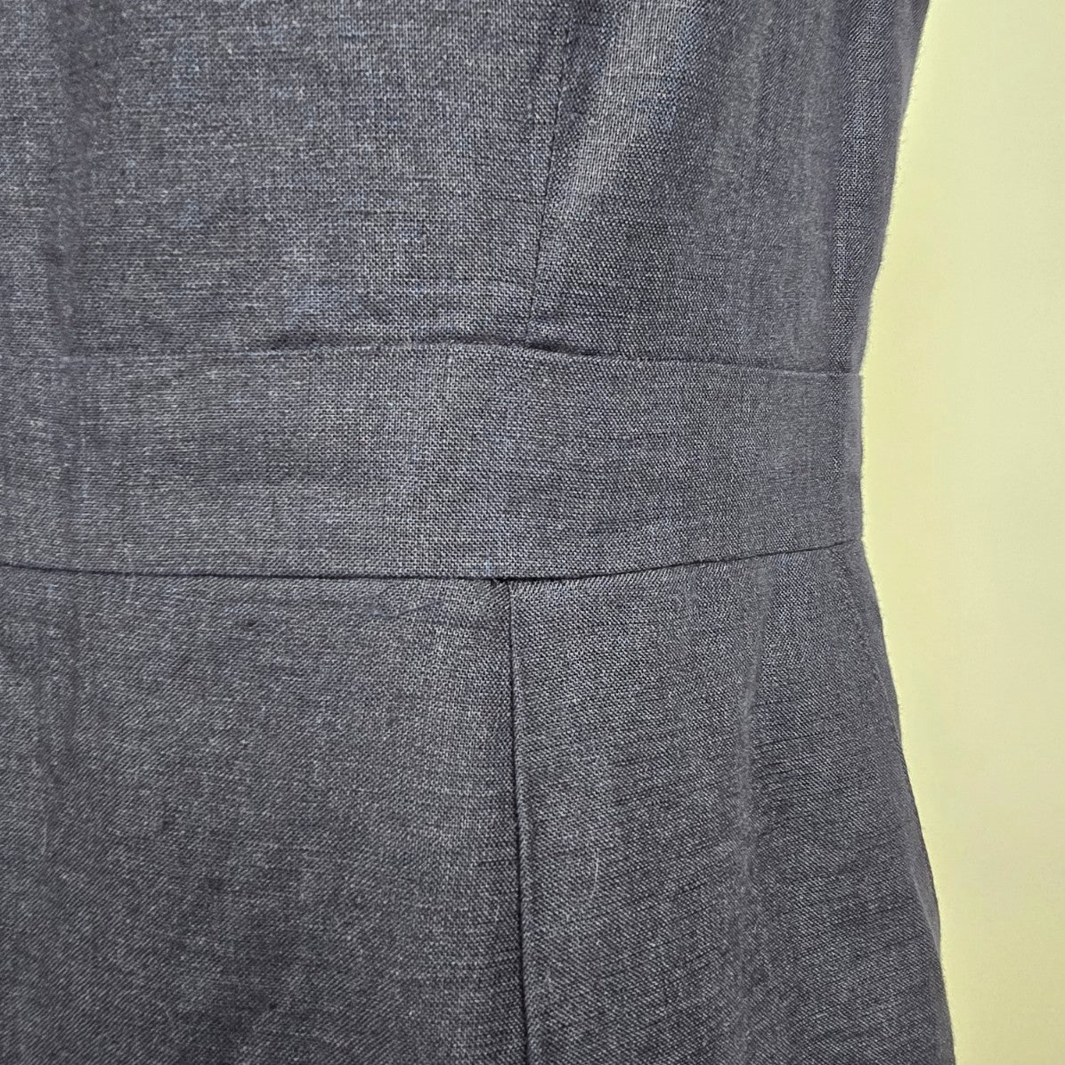 Brooks Brothers Petite Blue Linen Short Sleeve Dress Size 6p