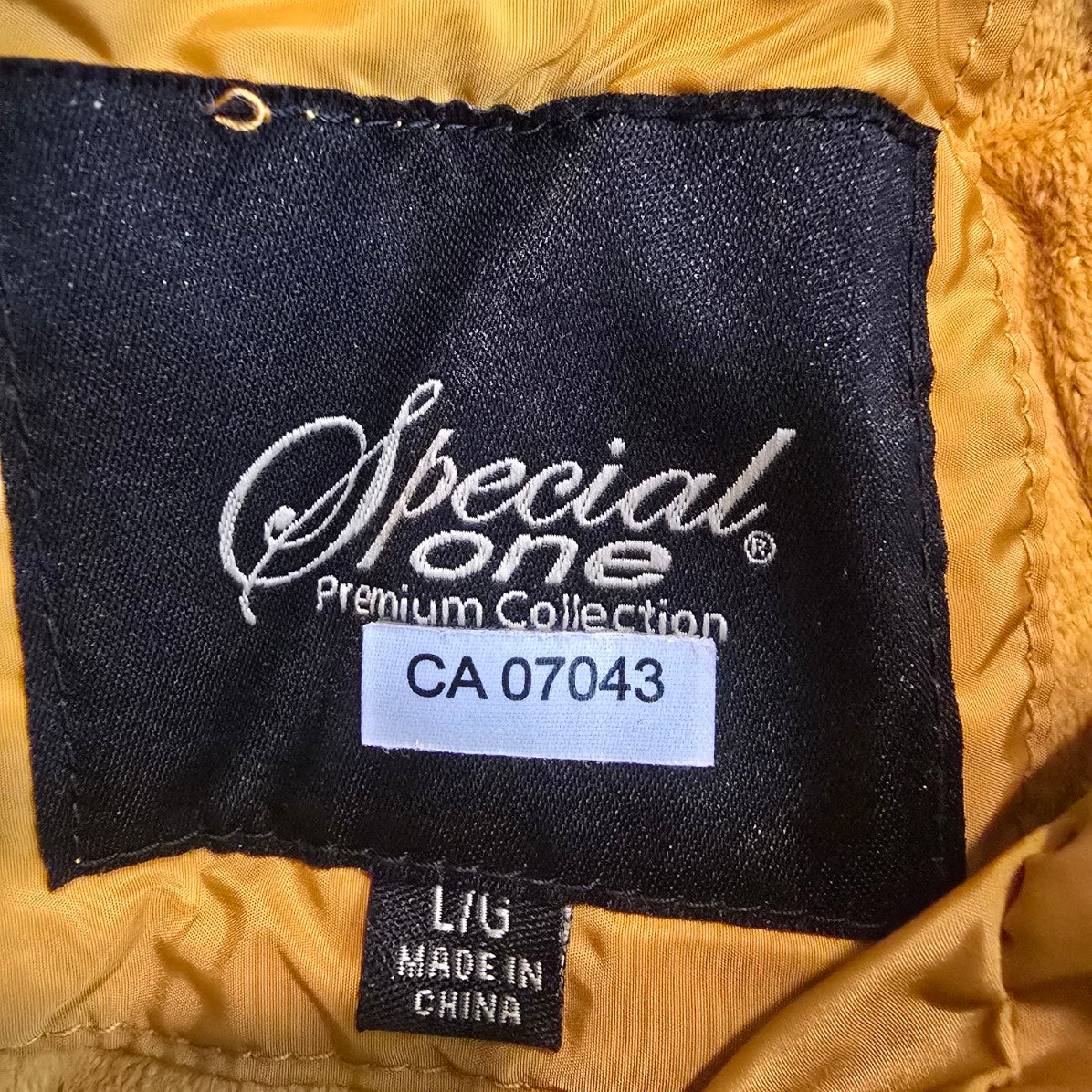 Special One Yellow Puffer Coat Size L