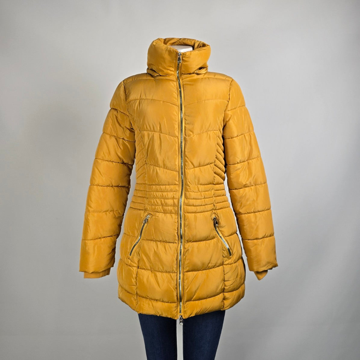 Special One Yellow Puffer Coat Size L