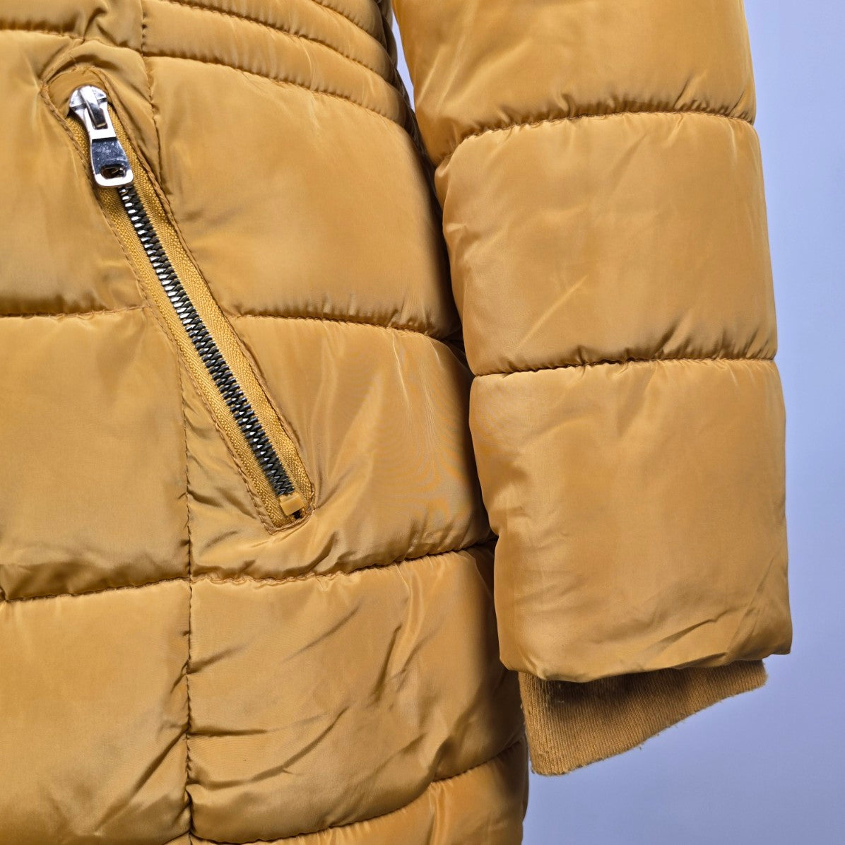 Special One Yellow Puffer Coat Size L