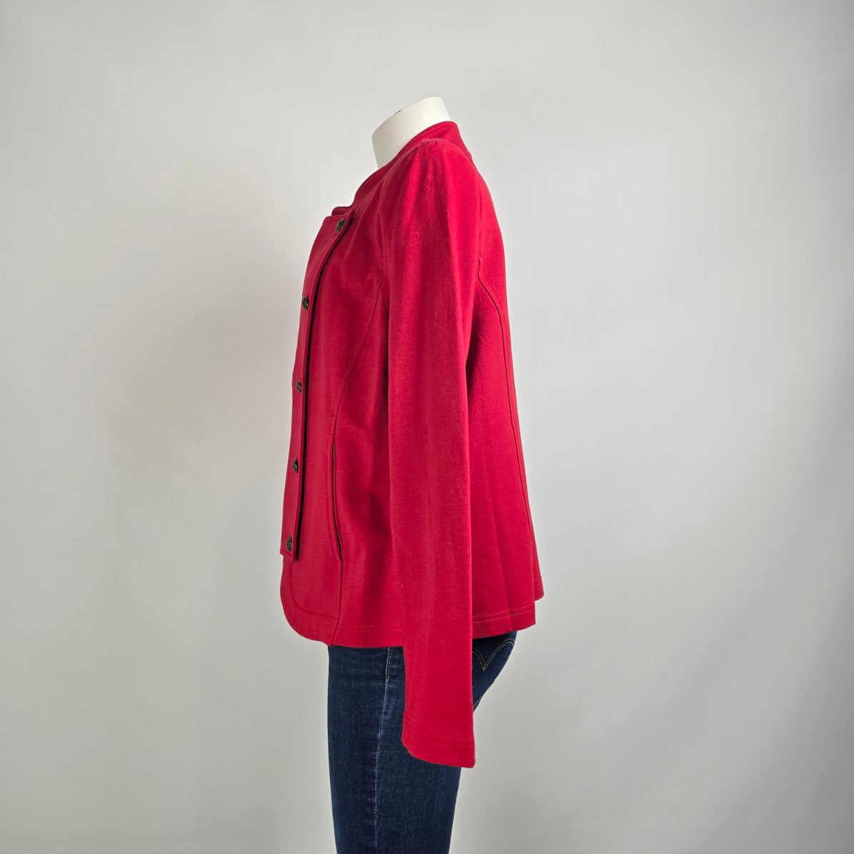 Tommy Hilfiger Red Military Band Jacket Size M/L