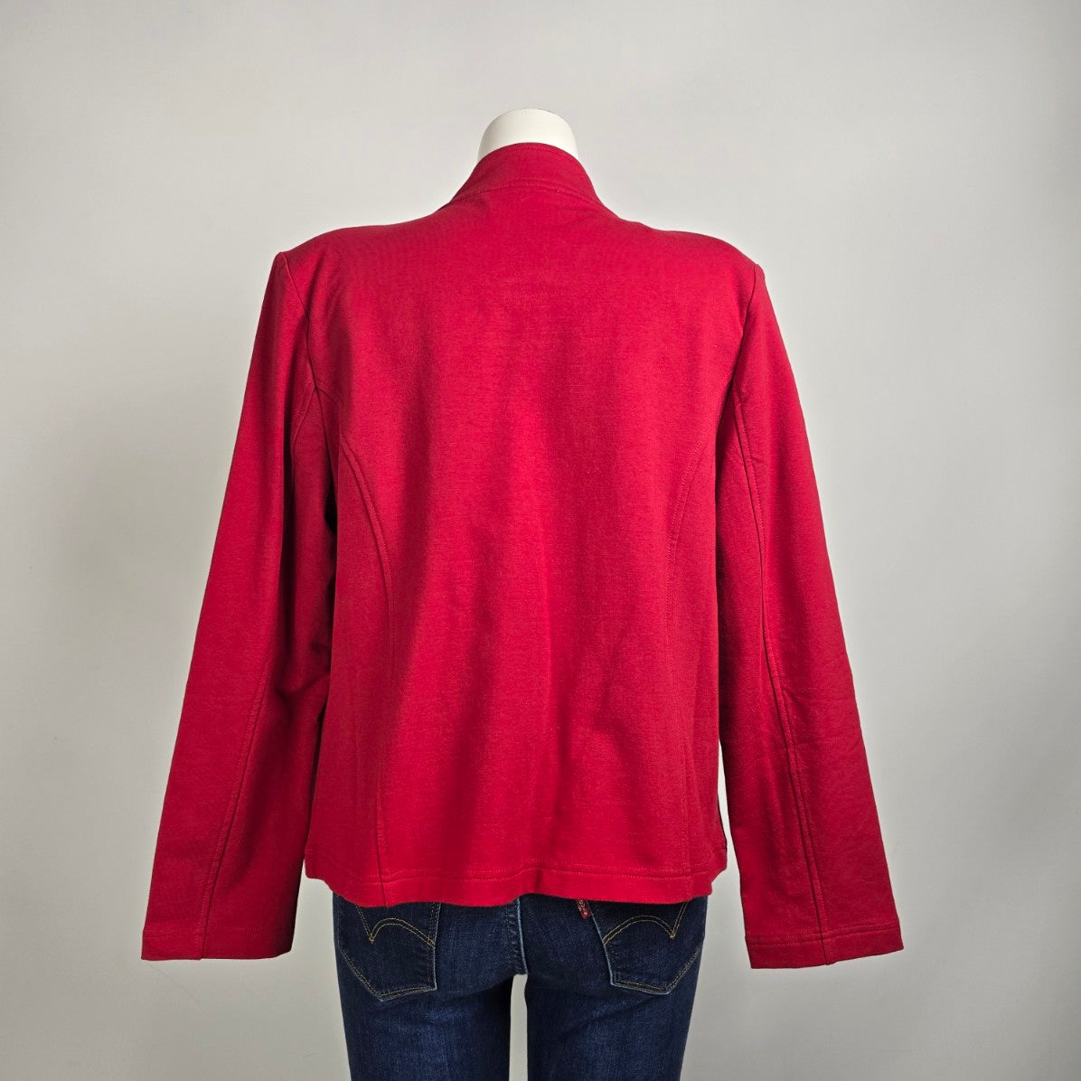 Tommy Hilfiger Red Military Band Jacket Size M/L