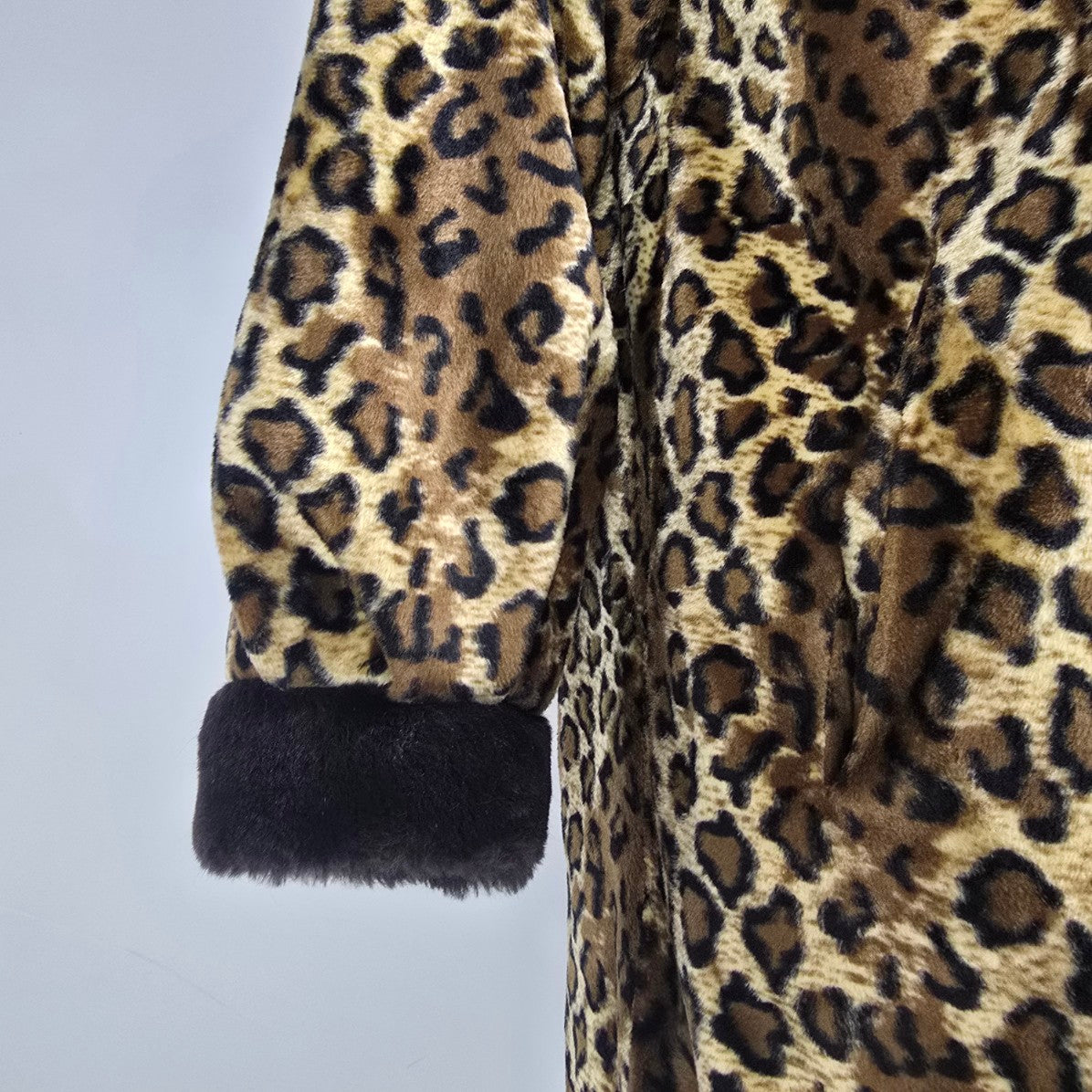 Apropos Animal Print Faux Fur Reversible Jacket Size XS