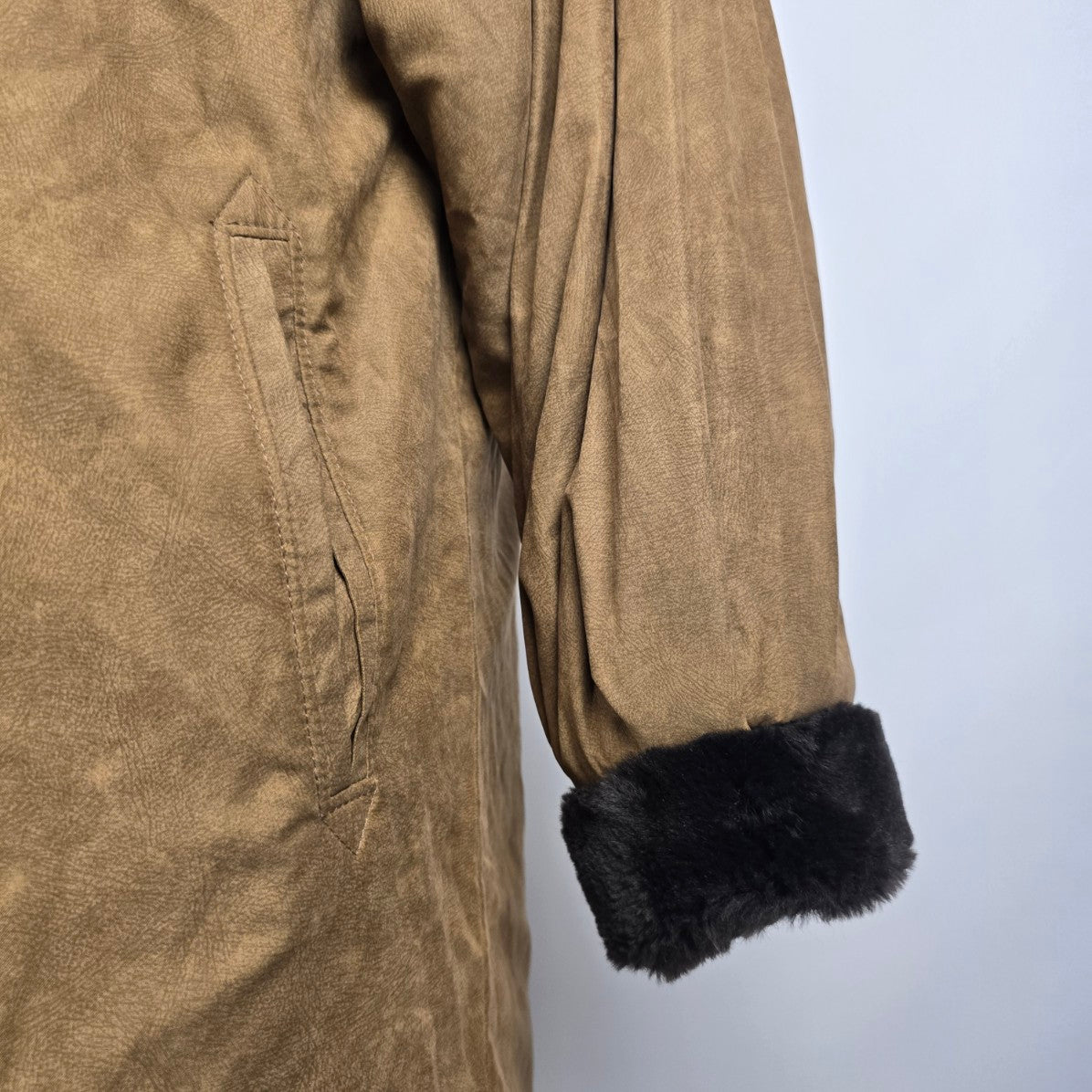 Apropos Animal Print Faux Fur Reversible Jacket Size XS