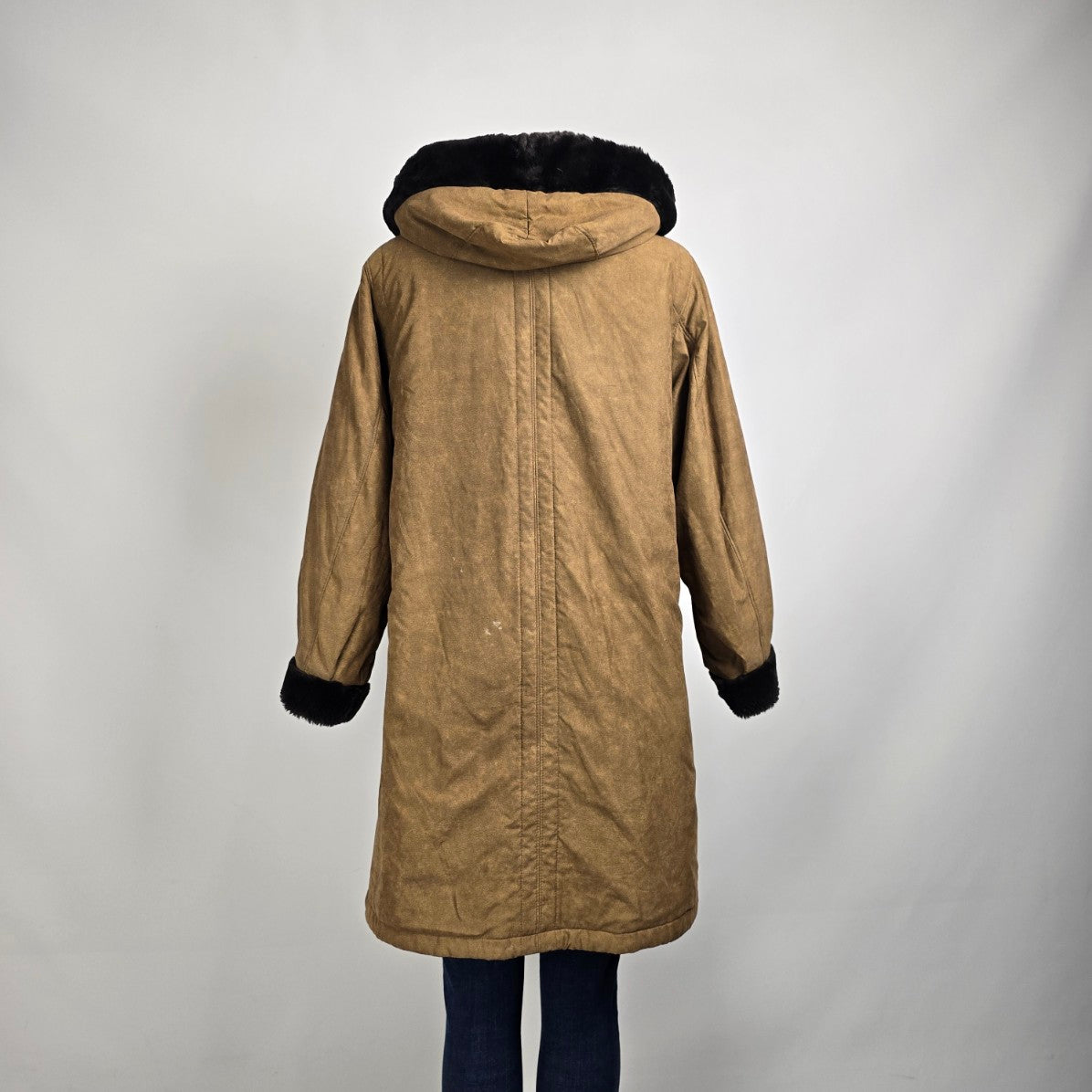 Apropos Animal Print Faux Fur Reversible Jacket Size XS