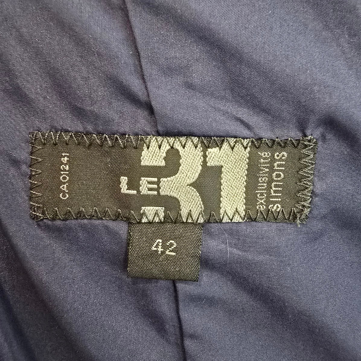 Le 31 Black Houndstooth Bomber Jacket Size 12