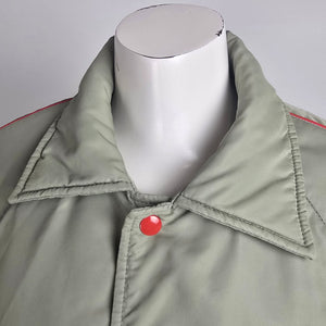 Vintage Mid West Sportswear Grey & Red Bomber Jacket Size 8