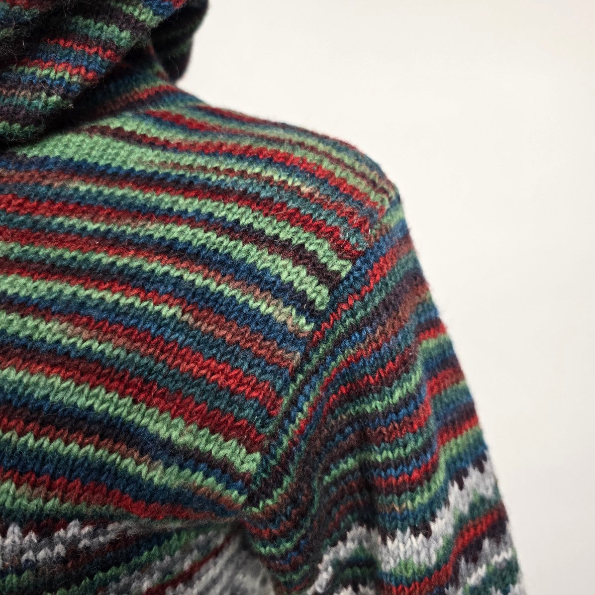 Laundromat Wool Grey Knit Zip Up Jacket Size S