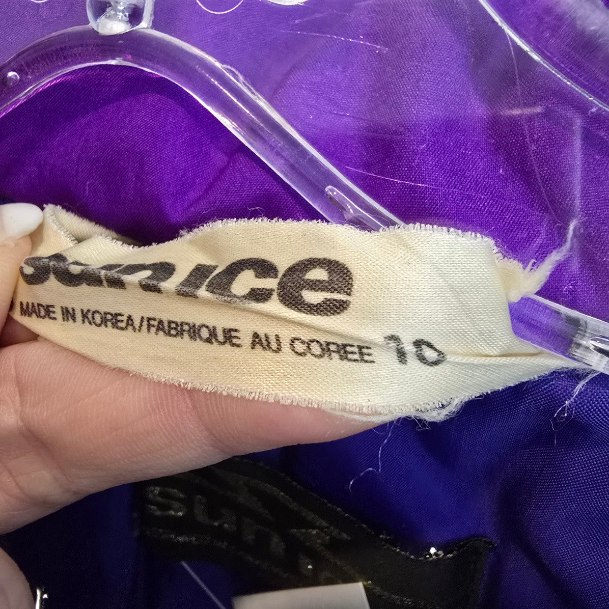 Vintage Sunice Blue Ski Pullover Jacket Size 10