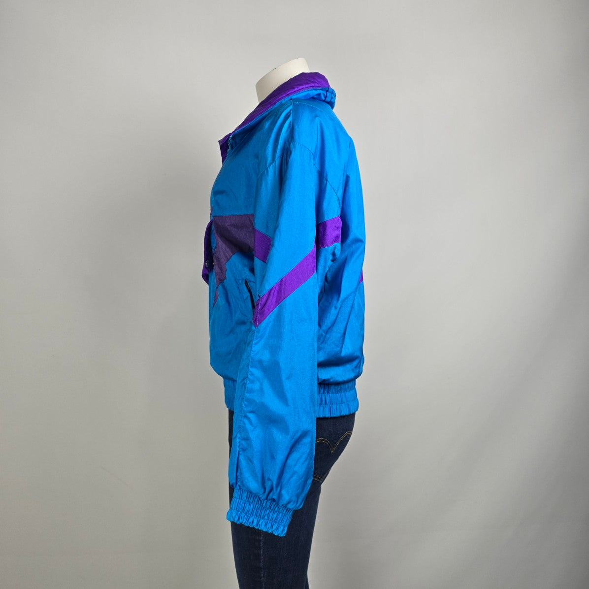 Vintage Sunice Blue Ski Pullover Jacket Size 10