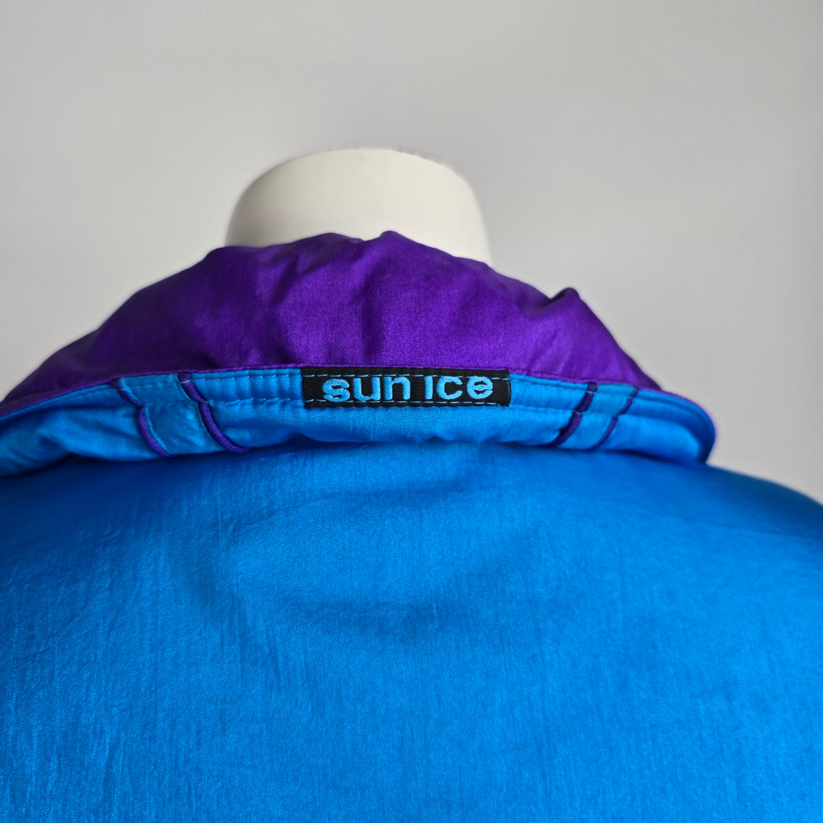 Vintage Sunice Blue Ski Pullover Jacket Size 10