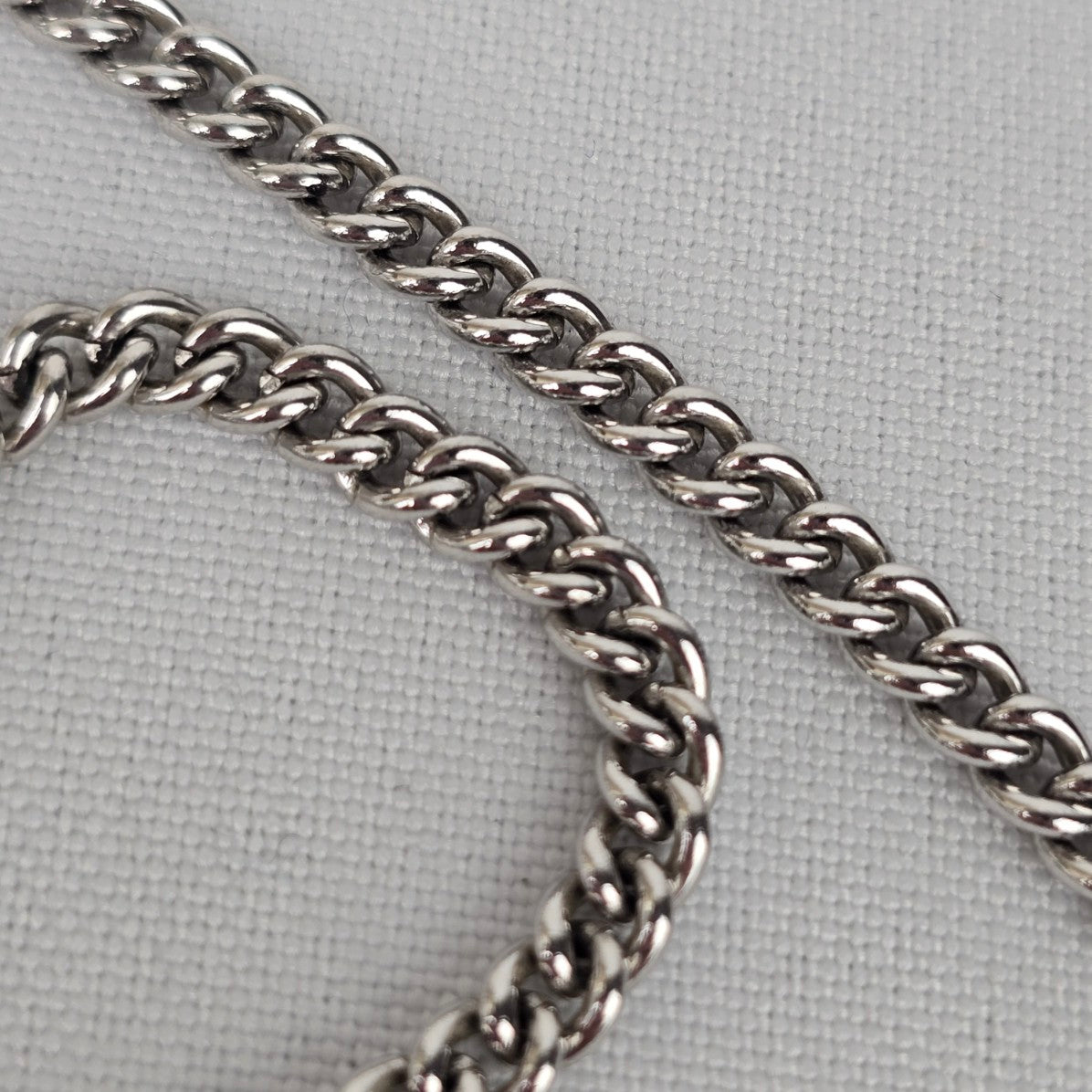 Vintage Silver & Blue Stone Statement Chandelier Necklace